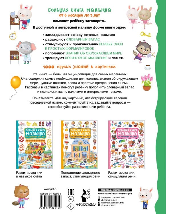 1000 первых знаний в картинках