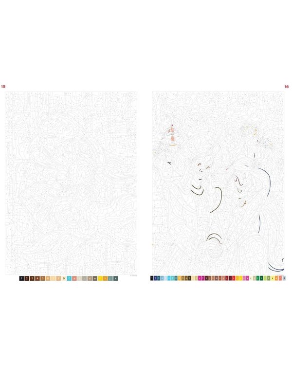 Coloriages mysteres Disney Love Stories раскраска Волшебный мир Диснея Любовные истории /Книги на английском языке