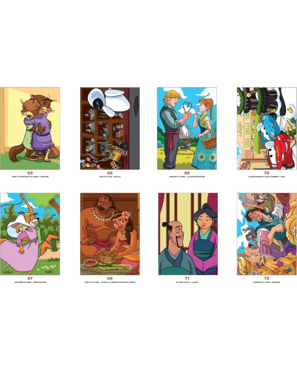 Coloriages mysteres Disney Love Stories раскраска Волшебный мир Диснея Любовные истории /Книги на английском языке