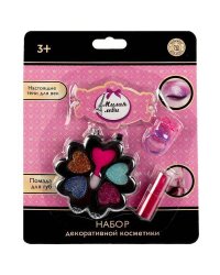 Косметика ДЛЯ ДЕВОЧЕК набор косметики: помада, тени с блестками МИЛАЯ ЛЕДИ в кор.2*288шт