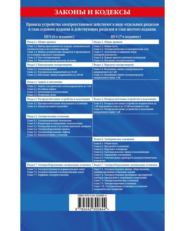 Правила устройства электроустановок с изм. и доп. на 2026 год. Все действующие разделы. 6-е и 7-е издания