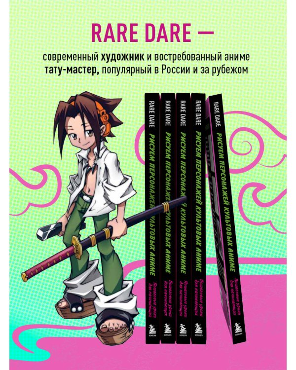 Рисуем персонажей культовых аниме. Пошаговые уроки для начинающих