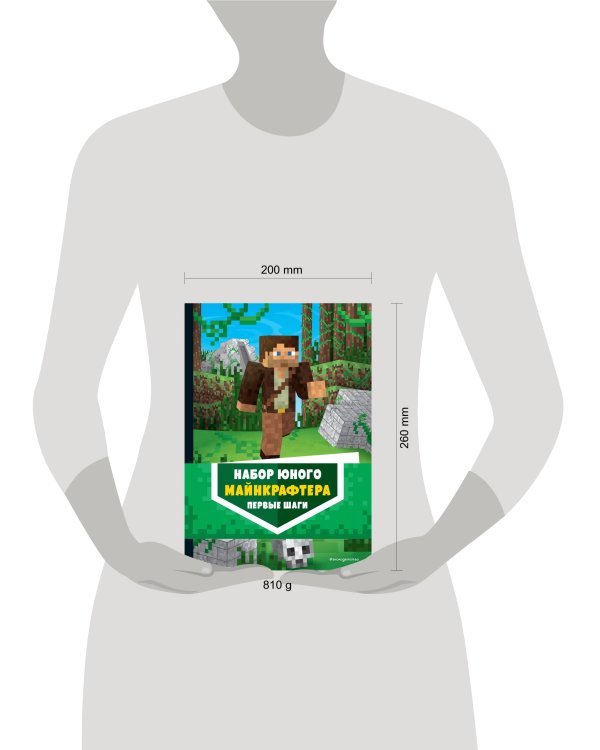 Комплект из 3-х книг. Набор юного майнкрафтера. Первые шаги