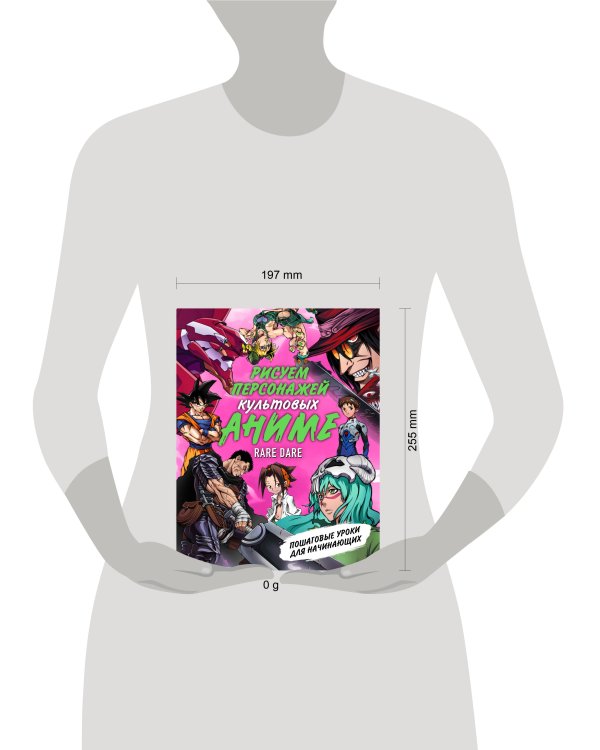 Рисуем персонажей культовых аниме. Пошаговые уроки для начинающих