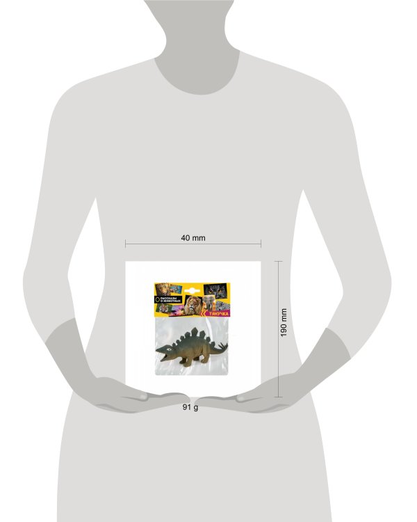 Тянучка динозавр 20 см.пластизоль.сингл в пакете ИГРАЕМ ВМЕСТЕ в кор.2*72шт