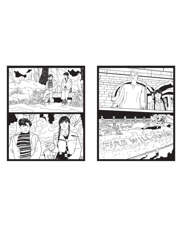 Wednesday. Раскраска