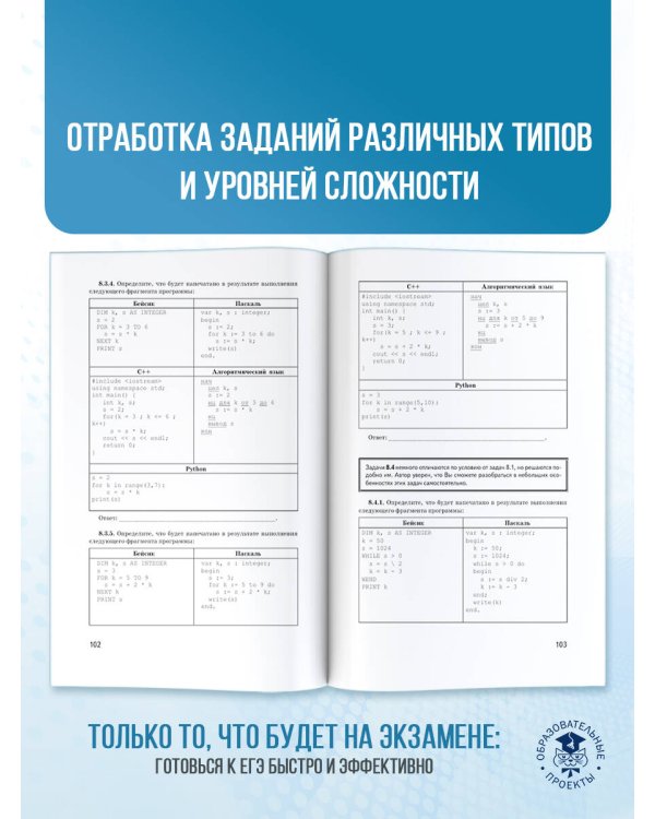 ЕГЭ. Информатика. Трудные задания с решениями и ответами для подготовки к единому государственному экзамену