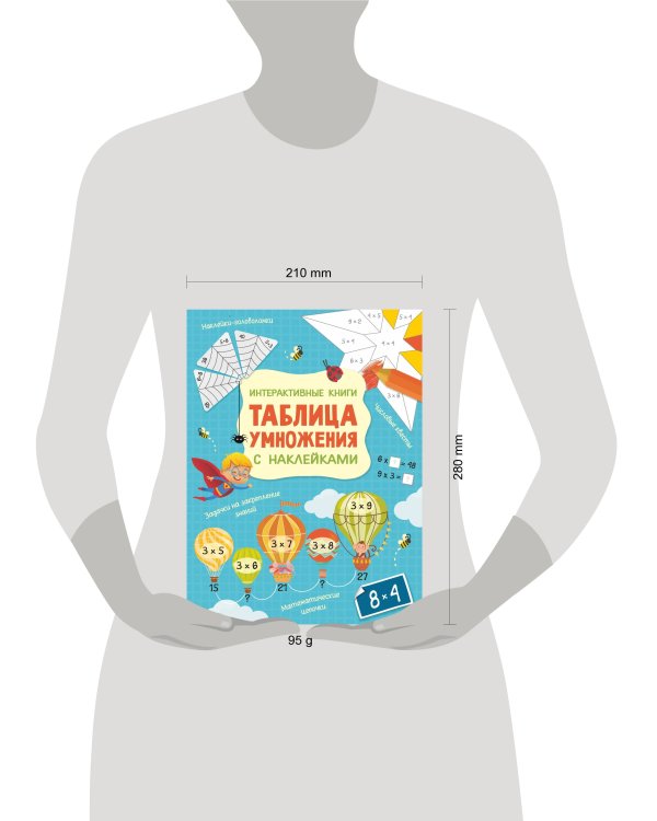 Интерактивная таблица умножения с наклейками