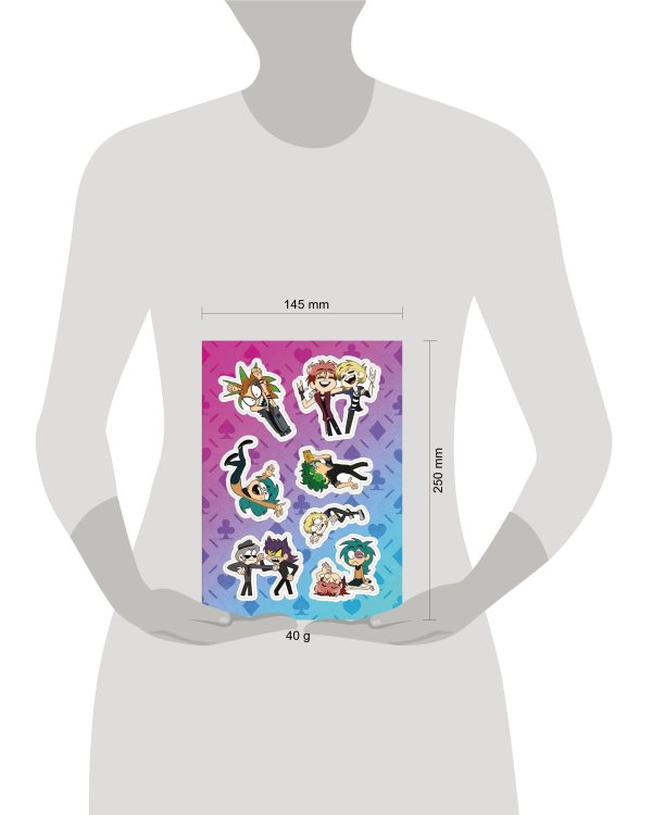 Лист Стикеров "13 Карт. Концерт. Земля Королей"