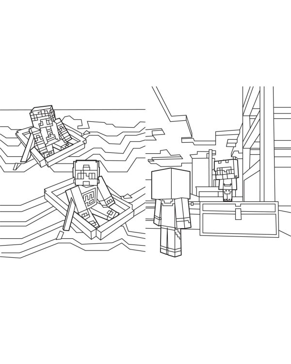 Евген Бро&Майнкрафт. Самая крутая раскраска