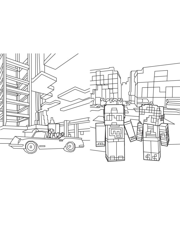 Евген Бро&Майнкрафт. Самая крутая раскраска