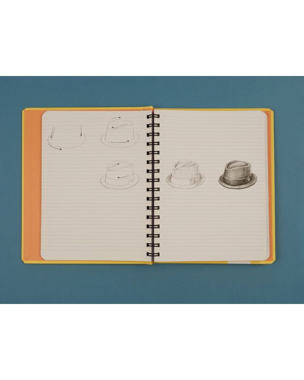 Sketchbook с уроками внутри. Визуальный экспресс-курс по рисованию (желтый)