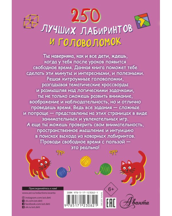 250 лучших лабиринтов и головоломок