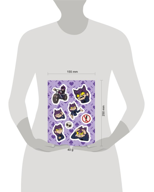 Лист Стикеров "13 Карт: Пик. Земля Королей"