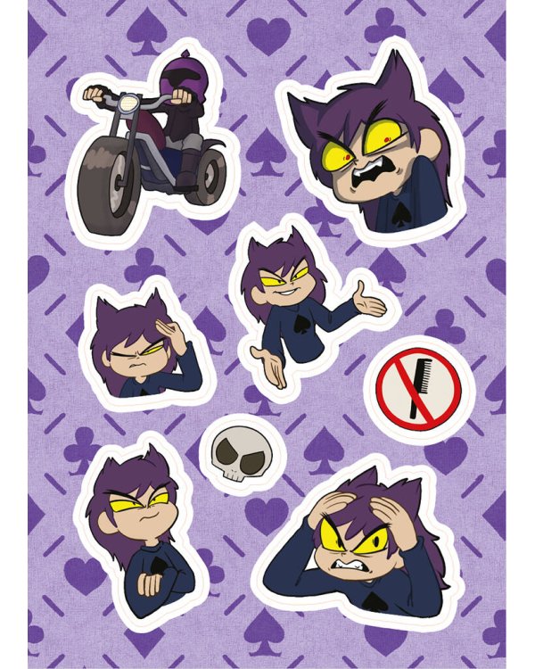 Лист Стикеров "13 Карт: Пик. Земля Королей"