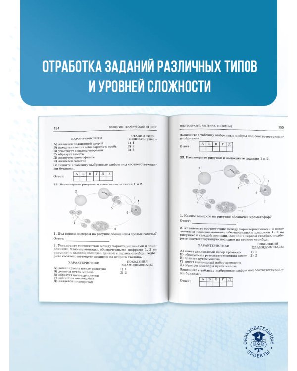 ЕГЭ. Биология. Тематический тренинг для подготовки к ЕГЭ