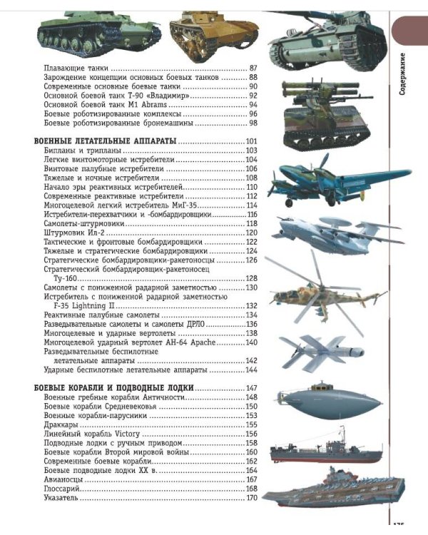 Танки, бронемашины, боевые самолеты, беспилотники