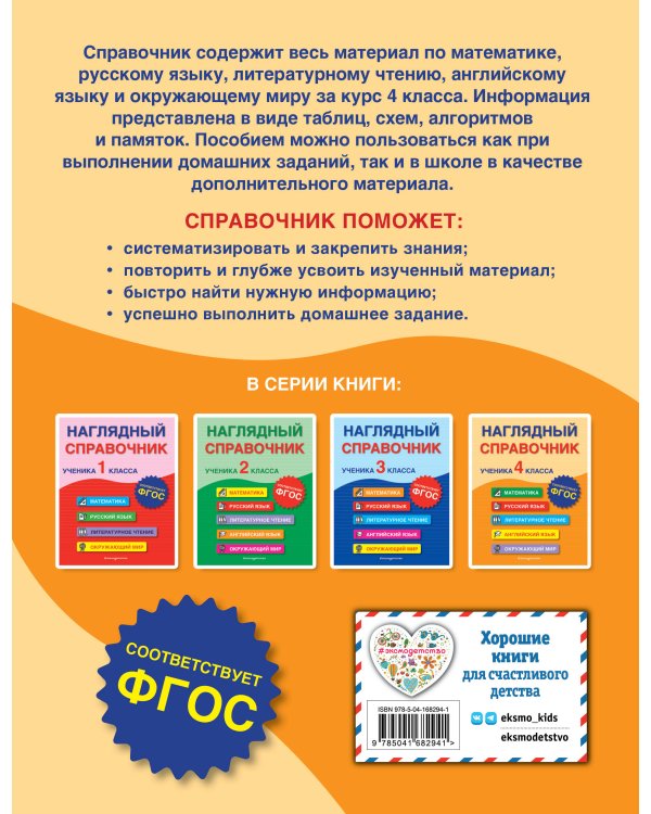 Наглядный справочник ученика 4-го класса