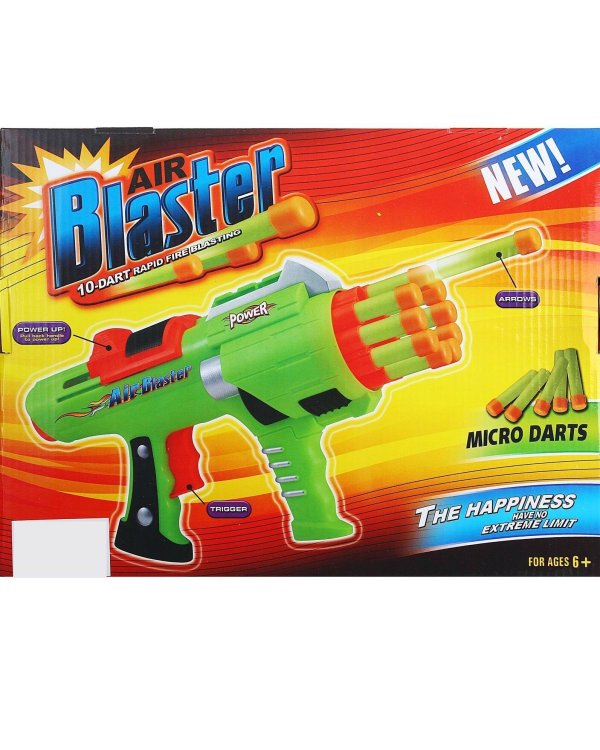 Бластер «Сокрушитель», стреляет мягкими пулями, цвета МИКС