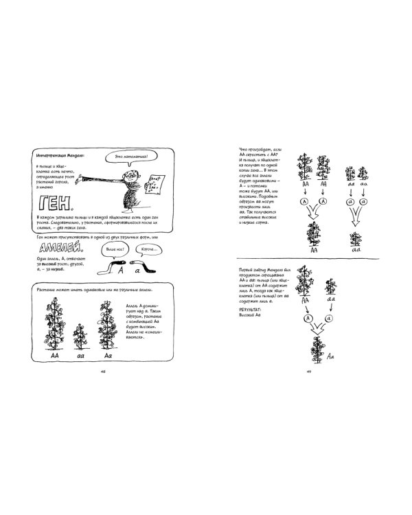 Генетика. Краткий курс в комиксах