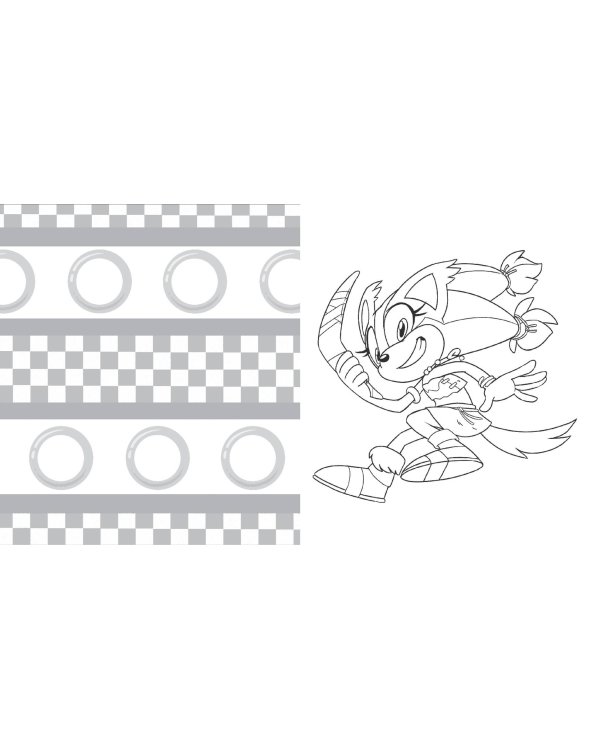 СОНИК boom. Раскраска