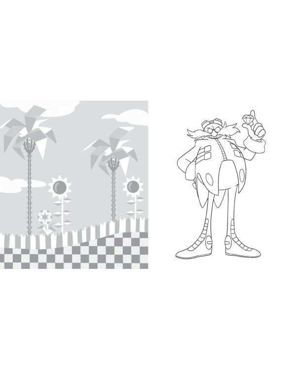 СОНИК boom. Раскраска