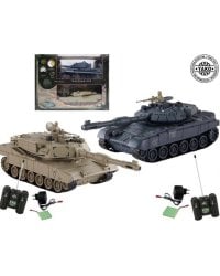Набор танков на р/у (41×14×32см)"Тигр-1"(свет,звук,пушка ик, акк. 4,8V в компл.,в кор) (Арт. 6123)