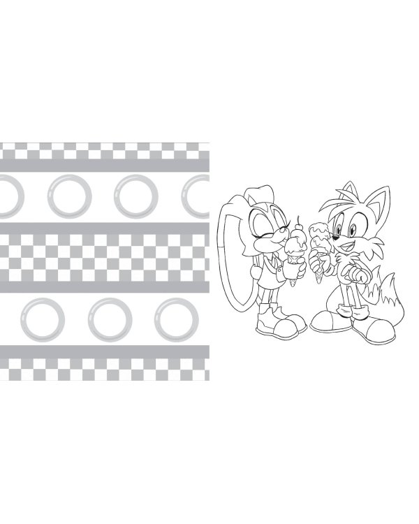 СОНИК boom. Раскраска