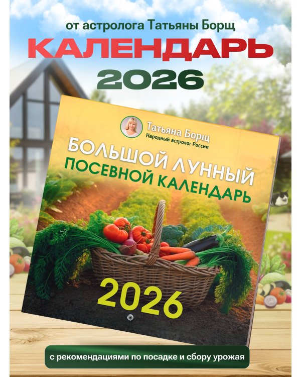 Большой лунный посевной календарь на 2026 год