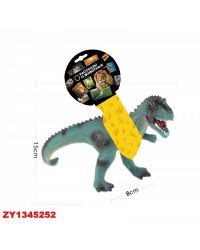 Игрушка пластизоль динозавр 1 шт. хенгтег ИГРАЕМ ВМЕСТЕ в кор.2*72шт