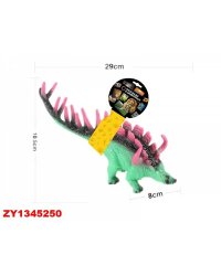 Игрушка пластизоль динозавр 1 шт. хенгтег ИГРАЕМ ВМЕСТЕ в кор.2*72шт