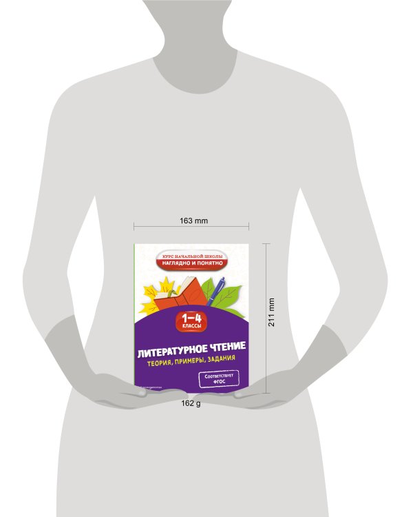 Литературное чтение. Теория, примеры, задания. 1-4 классы