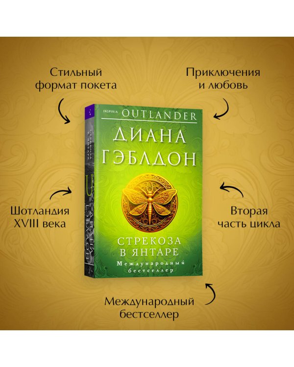 Стрекоза в янтаре