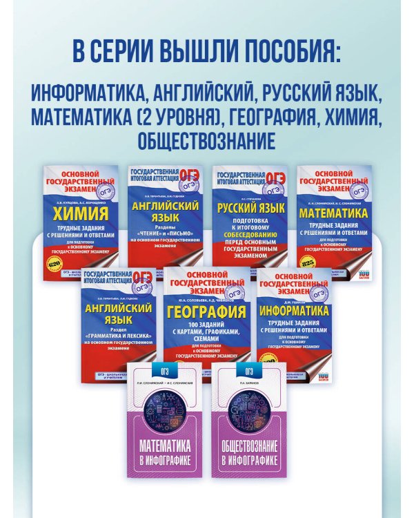 ОГЭ. Английский язык. Раздел «Чтение» и «Письмо» на основном государственном экзамене