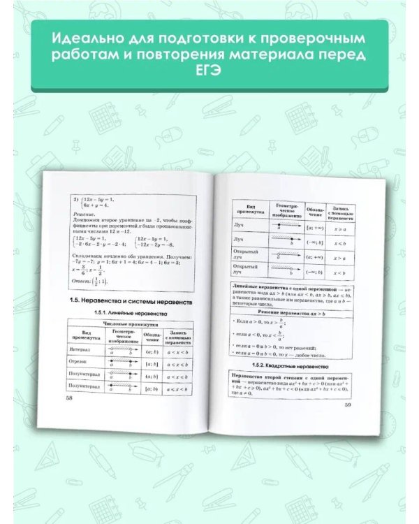 Математика в таблицах и схемах. Справочное пособие. 10-11 классы