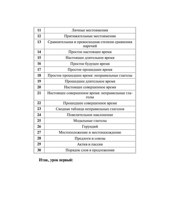 Английский язык. Быстрый старт для тех, у кого нет времени