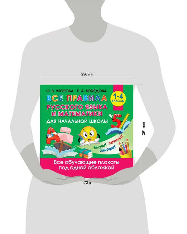 Все правила русского языка и математики для начальной школы