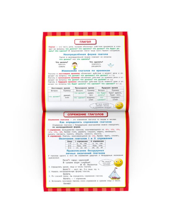 Все правила русского языка и математики для начальной школы