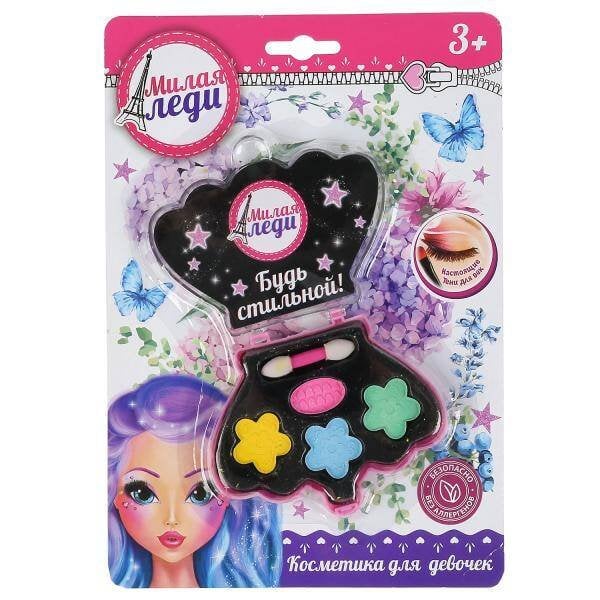 Косметика для девочек тени для век на блистере МИЛАЯ ЛЕДИ в кор.2*180шт