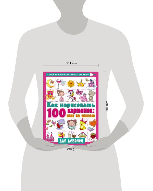 Как нарисовать 100 картинок для девочек: шаг за шагом