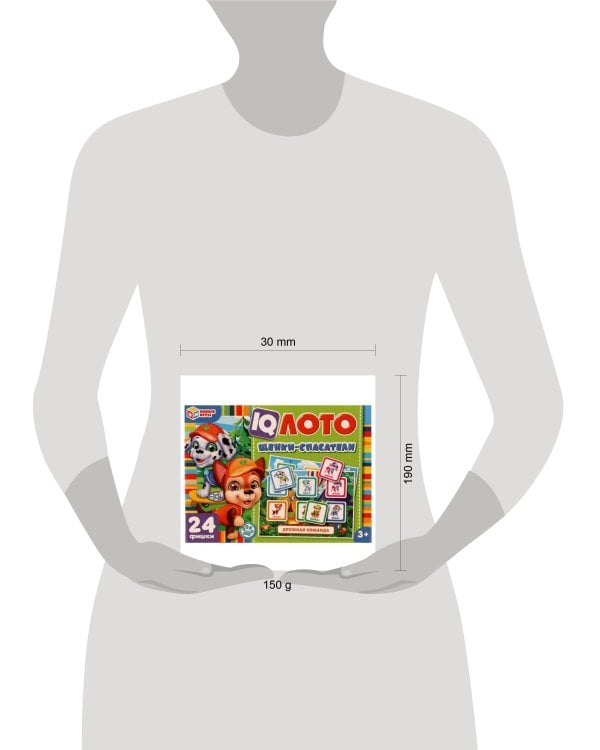 IQ-лото. Щенки-спасатели.  138х189х32 мм. Умные игры. в кор.24шт