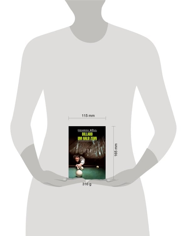 DeutschModernProsa Boll H. Billard um Zehn (Белль Г. Бильярд в половине десятого) Кн.д/чт.на нем.яз.,неадаптир.