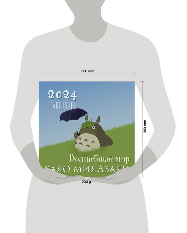 Волшебный мир Хаяо Миядзаки. Календарь настенный на 2024 год (300х300)