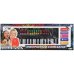 Пианино "электронный синтезатор" 37 клавишиш, микрофон,кор.46,5*16,5*6см ИГРАЕМ ВМЕСТЕ в кор.36шт