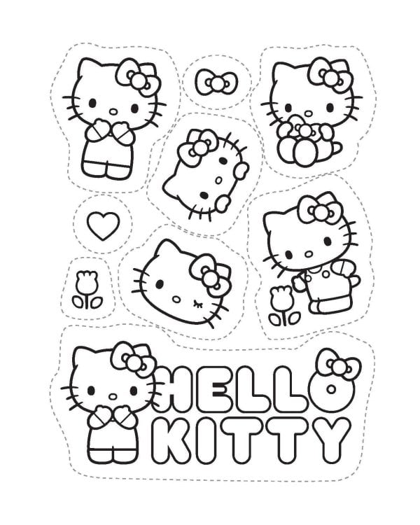 Hello Kitty: стикербук