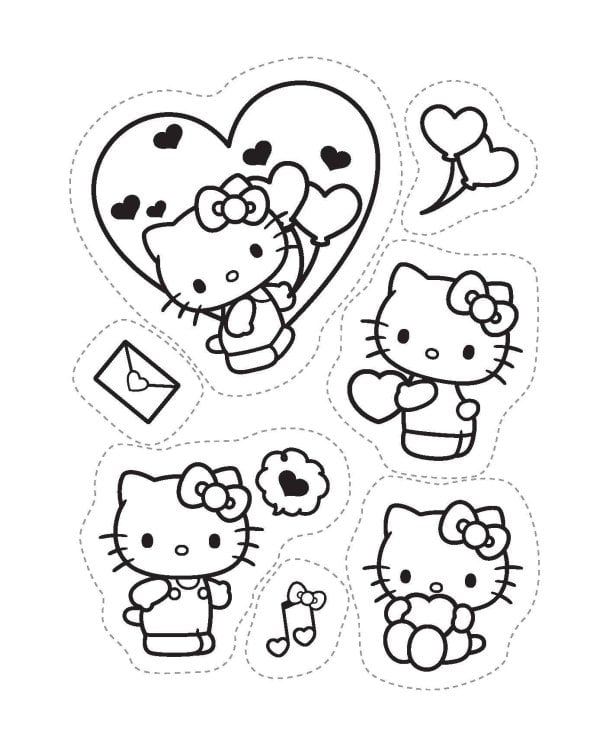 Hello Kitty: стикербук