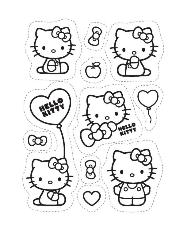 Hello Kitty: стикербук