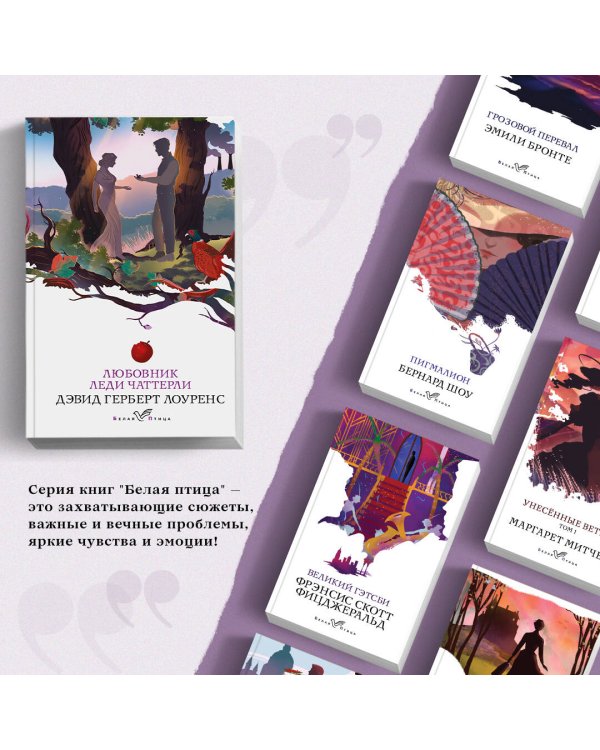 Набор "Сердцу не прикажешь" (из 2-х книг: "Любовник леди Чаттерли", "Госпожа Бовари")