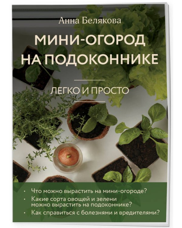 Мини-огород на подоконнике. Легко и просто (новое оформление)
