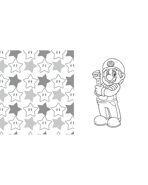 Легендарный МАРИО. Раскраска